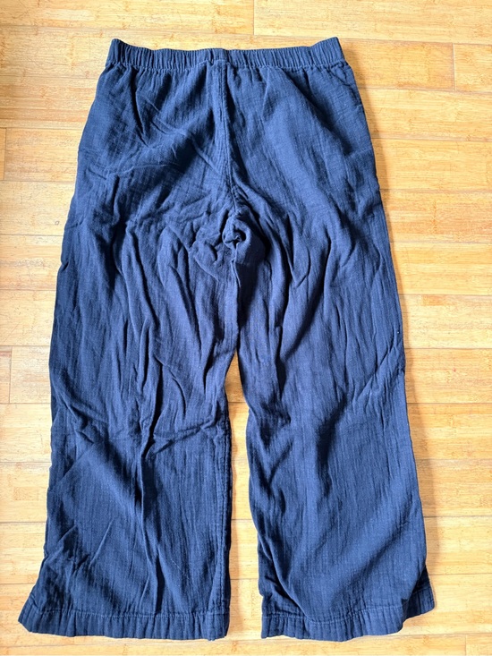 Old Navy Pants - High rise wide leg pull on black cotton pants